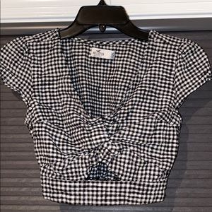 Hollister Gingham Crop Top